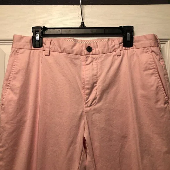 brooks brothers men's pink 97%cotton casual pantssize: 34/30